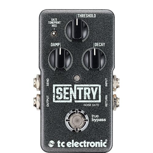 TC Electronic SENTRY NOISE GATE Multiband Noise-Gating Pedal with Hard-Gate Mode and Built-In TonePrints* - Image 1