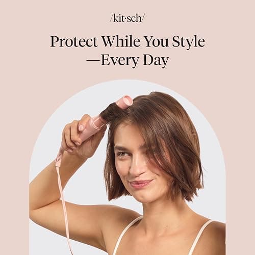 Kitsch Heat Protection Spray for Hair – Heat Protectant for Hair with Argan Oil – Styling Hair Spray for Frizz Control, Shine & Damage Protection – Protects Strands | Ideal Gifts for Women – 6.8oz thumbnail 5