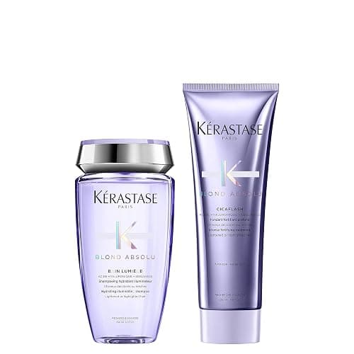 Kérastase Blond Absolu Bain Lumiere 250ml & Blond Absolu Cicaflash Conditioner 250ml Duo - Image 1