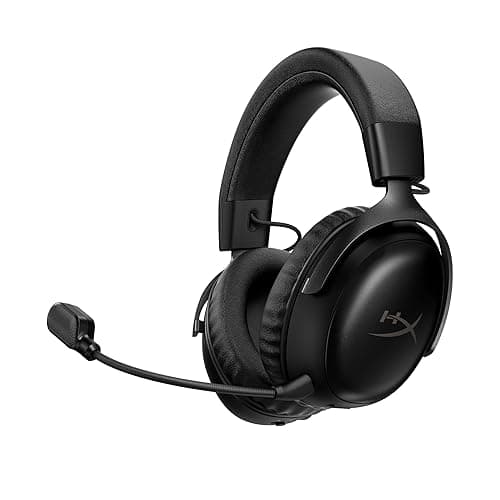 HyperX Cloud III S – Wireless Gaming Headset for Multi-Platform, 2.4GHz, Bluetooth, Battery Life up to 120 Hours 2.4GHz / 200 Hours Bluetooth, 53mm Angled Drivers, Detachable Mic – Black - Image 1