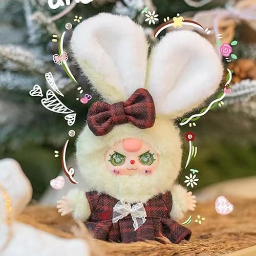 Baby Three Oli's Wardrobe Series Plush Blind Box Cute Figures Vinyl Doll Bag Pendant Collectible Toys Bag Charm Surprise Box for Birthday Gift Holiday Present Home Decoration, Random 1 Pc of 21 Styles thumbnail 4