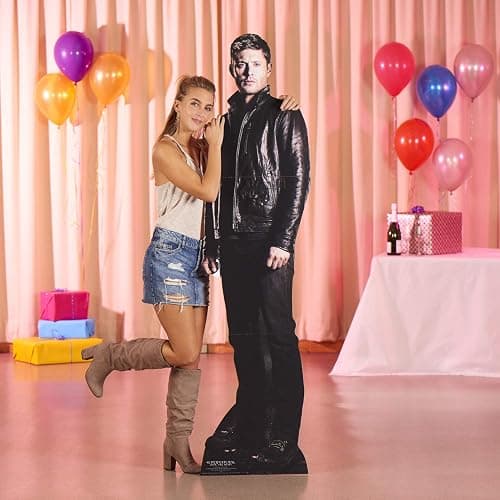 STAR CUTOUTS Dean Winchester (Jensen Ackles) Hunter Supernatural Life Size Cardboard Cut Out with Mini Table Top, Multi Colour thumbnail 2