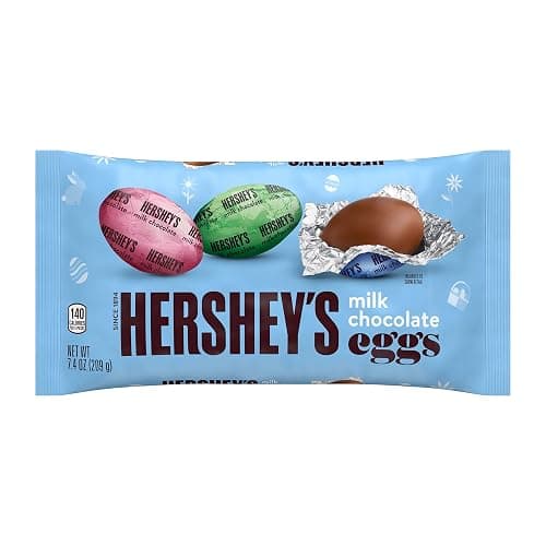 Hersheys, Solid Milk Chocolate Eggs, 7.4 Ounce - Image 1