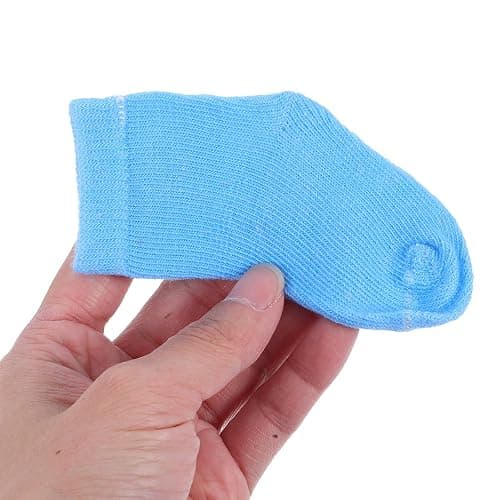 Garneck 8 Pairs Baby Doll Socks for 18 Inch Dolls: Mini Colorful Sock Shoes Style Dollhouse Clothes Accessories Soft Stretch Knit Pretend Play Dress Up Dollhouse Decor Puppet Play thumbnail 6
