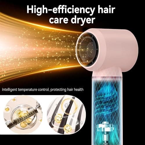 Atopskins 5-in-1 Blow Dryer Brush & Auto-Wrap Air Styler Set | Hot Air Styler with Auto-Wrap Curlers, Volumizing Round Brush & Hair Dryer Brush for Wet to Dry Styling thumbnail 4