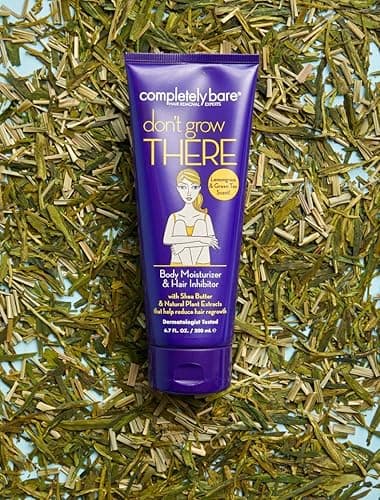 Completely Bare don't grow THERE Body Moisturizer & Hair Inhibitor - Shea Butter & Hair Minimizers 6.7 FL OZ thumbnail 7