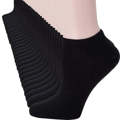 14 Pairs Low Cut Ankle Socks for Men/Women Thin Athletic Sock Pack Socks - Image 1