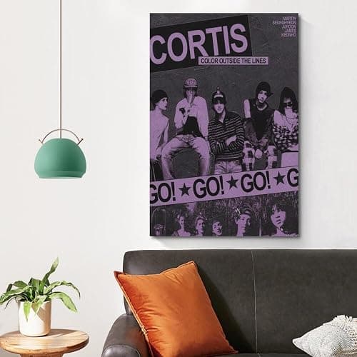 KJDSMOM CORTIS COLOR OUTSIDE THE LINES (3) Pretty Classic And Retro Posters Wall Art For Living Room And Bed Room Pop Music Canvas Prints Aesthetic08x12inch(20x30cm) Unframe-style thumbnail 4