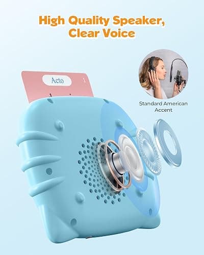 Airbition Bilingual Spanish and English Talking Flash Cards for Ages 2+, Pocket Speech Therapy Tools with 512 Words, Montessori Language Learning and Autism Aids, Children's Sensory Learning Kit thumbnail 5
