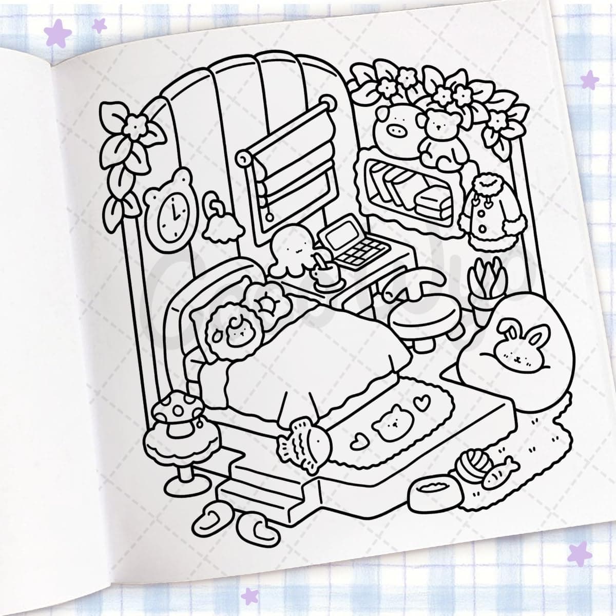Cozy Corner: A Calm and Comforting Colouring Book thumbnail 7