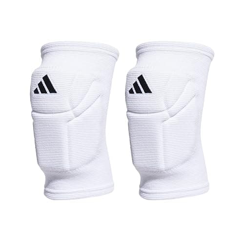 adidas Unisex-Adult Elite Volleyball Kneepads, White/Black, Large - Image 1