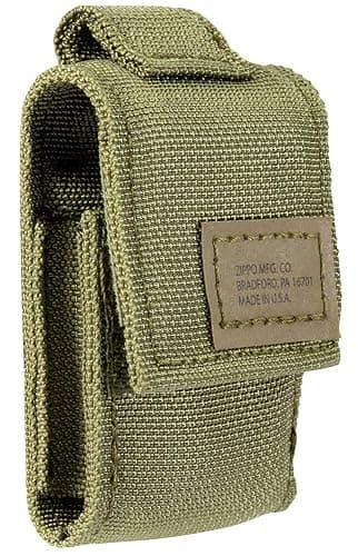 Zippo OD Green Tactical Pouch and Black Crackle Windproof Lighter Gift Set thumbnail 4