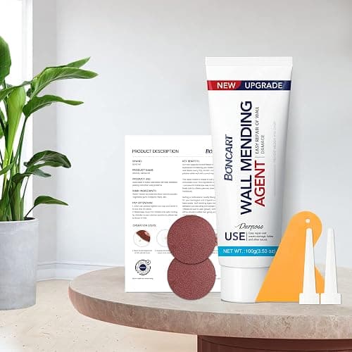 Drywall Repair Kit,2 Pack Wall Mending Agent,Wall Spackle with Scraper, Wall Surface Hole Fill Quick and Easy Solution thumbnail 7
