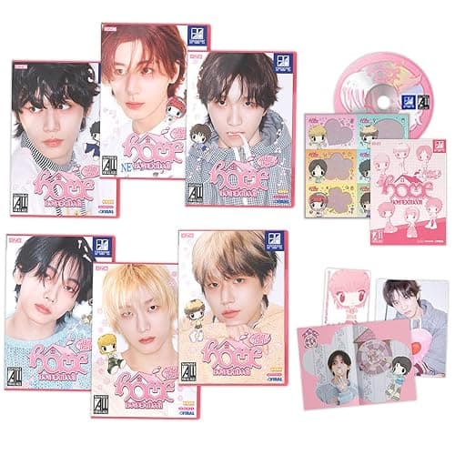 HOME 1st Studio Album (SWEET HOME Ver. / Random) Outbox + Frame Sticker R + Folded Poster + Booklet + 3 Extra Photocards Official K-POP Sealed Album - Image 1