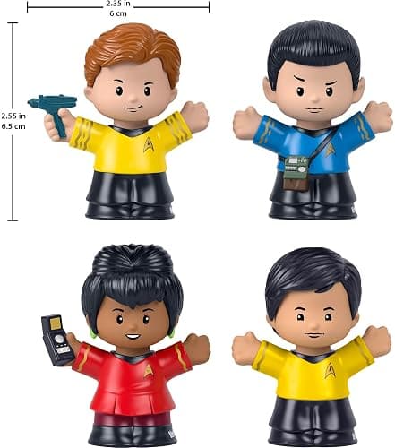 Little People Collector Star Trek TV Series Special Edition Set for Adults & Fans, 4 Figures in Display Package thumbnail 3