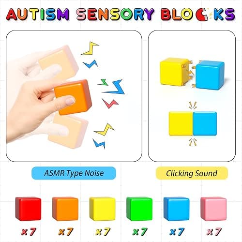 42PCS Magnetic Blocks, Gifts for 3 4 5 6 Year Old, Magnet Building Blocks for Toddlers, Girls & Boys, Sensory - Montessori - Autism - Magnetic Toys for Kids Ages 3-5 4-8 thumbnail 2