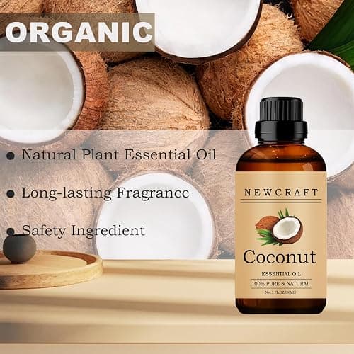Coconut Essential Oils, 100% Pure and Natural Essential Oil for Aromatherapy Diffuser - Coconut/1 Fl Oz thumbnail 2