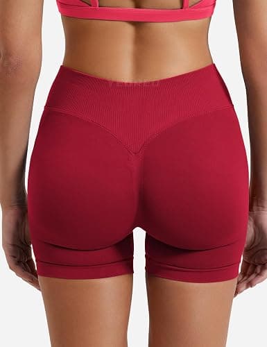 YEOREO Women Workout Gym Impact Shorts Hidden Scrunch Butt Lifting 3.6"/4.5"/6" Seamless Shorts thumbnail 2