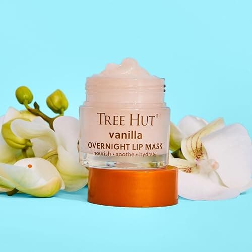 Tree Hut Vanilla Overnight Lip Mask, Deeply Hydrating Leave-On Treatment for Soft Lips, Self Care Essential, Holiday Gift & Stocking Stuffer, 6 oz thumbnail 4