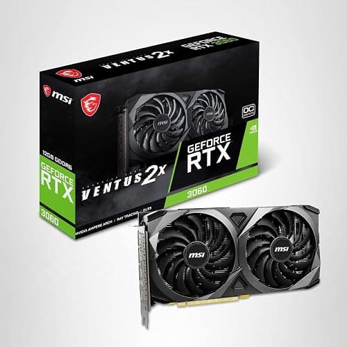 MSI Gaming GeForce RTX 3060 12GB 15 Gbps GDRR6 192-Bit HDMI/DP PCIe 4 Torx Twin Fan Ampere OC Graphics Card thumbnail 17