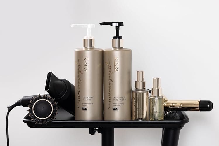 Kenra Professional Platinum Luxe Shine Oil | Gold Enriched Nourishing Elixir |Enhances Shine & Manageability | Thermal Protection Up To 450F | Medium To Coarse Hair thumbnail 7
