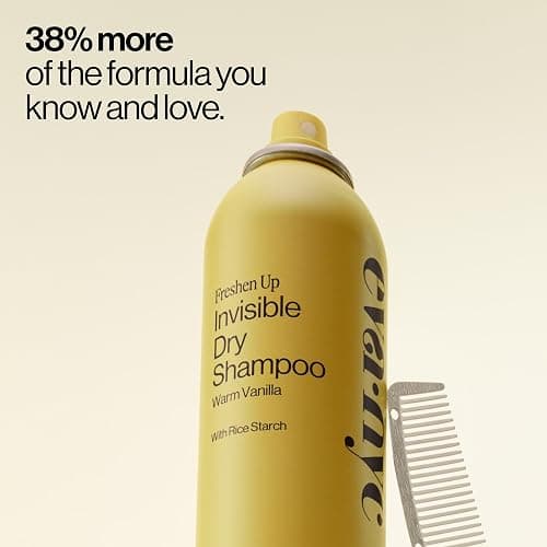 Eva NYC Invisible Dry Shampoo Spray Value Size - Oil-Absorbing, Removes Odor & No White Cast - Freshen Up Dry Shampoo For Women - For Light, Dark + Oily Hair - Warm Vanilla Scent - 7.3 oz thumbnail 3