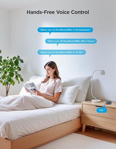 GoveeLife Dehumidifier for Home 4,500 Sq.Ft, 50 to 137 Pint Smart Auto Humidity Control, Drain Hose, 2.0Gal Bucket, Compressor Dehumidifiers for Basement with Auto Shut Off, Bathroom, Bedroom, Garage thumbnail 5