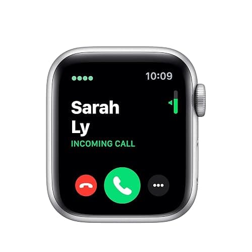Apple Watch Series 5 (GPS + Cellular, 40MM) - Silver Aluminum Case with White Sport Band (Renewed) thumbnail 3