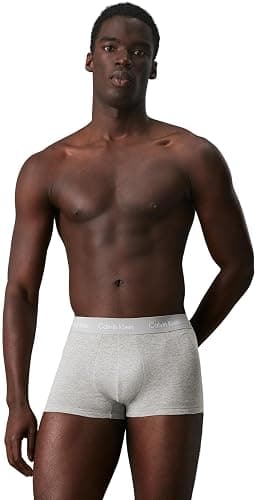 Calvin Klein Pantaloncini Boxer Confezione da 3 Uomo Low Rise Trunks Cotone Elasticizzato thumbnail 3