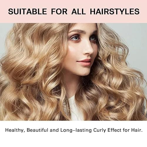 3Sets/6PCS Ariuvor New Satin Heatless Hair Curler,Hair Rollers for Heatless Curls with Hair Caps,Soft Heatless Curling Rod Headband for Long Hair,No Heat Curling to Sleep in Overnight (pink) thumbnail 5