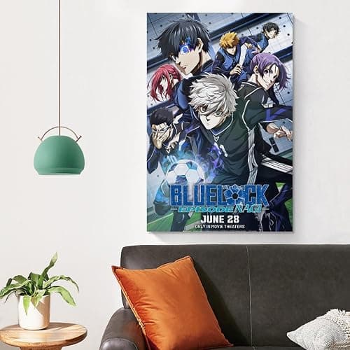 qgcamellia Gekijô-ban Blue Lock Episode Nagi 2024 Anime Poster Canvas Wall Art Living Room Posters for Bedroom Home Decorative 12x18inch(30x45cm), Unframe-style thumbnail 4
