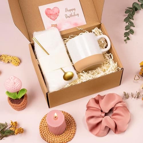 Birthday Gifts for Women, Happy Birthday Gift Basket for Women, Unique Woman Birthdays Gift Box for Her Mom Sister Wife Girlfriend Coworker Bestie Female Friendship Best Friend Employee Gifts Ideas thumbnail 6