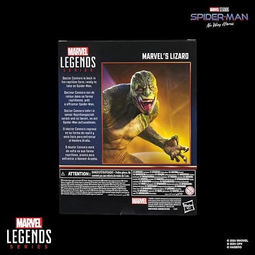 Marvel Legends Series Lizard, Spider-Man: No Way Home Deluxe Collectible 6 Inch Action Figure (Amazon Exclusive) thumbnail 11
