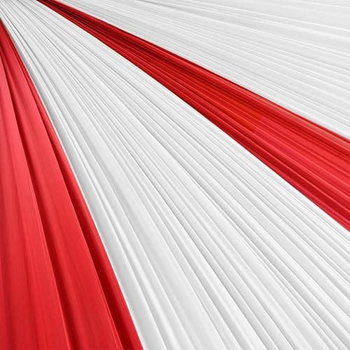 Moukeren 40'' x 100' Circus Tablecloth Roll Plastic Tablecloth Disposable DIY Carnival Tent Party Supplies for Big Top Tent Backdrop Curtains Ceiling Wall Drapes(White, Red,4 Roll) thumbnail 3