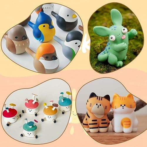 Polymer Clay 51 Colors, CiaraQ Modeling Clay for Kids, Oven Bake Clay with Sculpting Tools, Non Toxic, Ideal for Sculpture, Crafting, DIY Projects. (Assorted Colors, 0.7oz/Colors) thumbnail 8