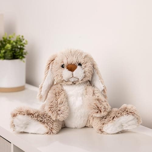 Melissa & Doug Burrow Bunny Stuffed Animal Plushie with Big Feet, Floppy Ears & Fluffy Tail, Adorable Pretend Play Toddler Toys for Girls & Boys 3+ thumbnail 9