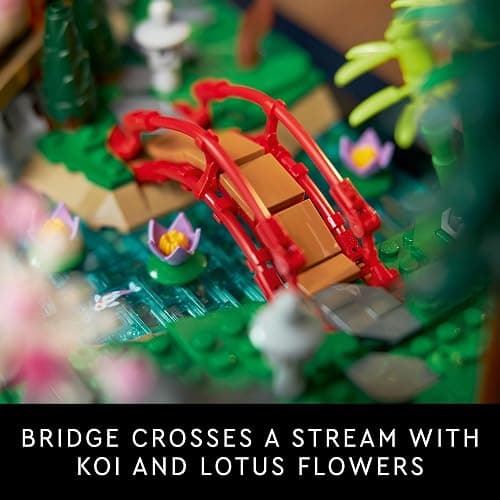 LEGO Icons Tranquil Garden Building Set - Detailed Japanese Zen Garden DIY Kit for Adults, Ages 18+ - Gift for Birthday - Building Block Set for Home Decor - 10315 thumbnail 4