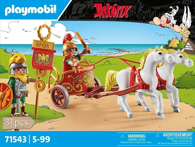Playmobil collection Asterix and Obelix, the Roman Chariot (71543) thumbnail 4