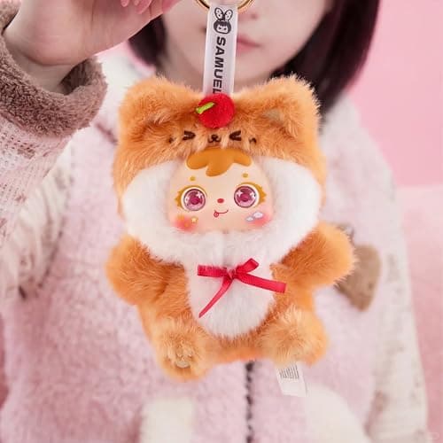 CALEMBOU Plush Blind Box, Kawaii Samuel Cute Theater Series Stuffed Blind Box Keychain, Kawaii Mystery Vinyl Plush Bag Charms Collectible for Birthday Christmas thumbnail 2