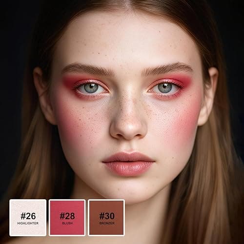 3Pcs Contour Stick Makeup Set,Shades with Highlighter Blush Bronzer, MATURE | Sculpt the Cheeks, Longwear Smooth Non-greasy Formula for All Skin Type, Dewy & Matte Finish thumbnail 2