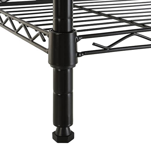 Amazon Basics 5-Shelf Tower Adjustable Storage Shelving Unit for Garage, Rust-Resistant Steel, 150 lbs Per Shelf, 16"W x 16"D x 54"H, Black thumbnail 6