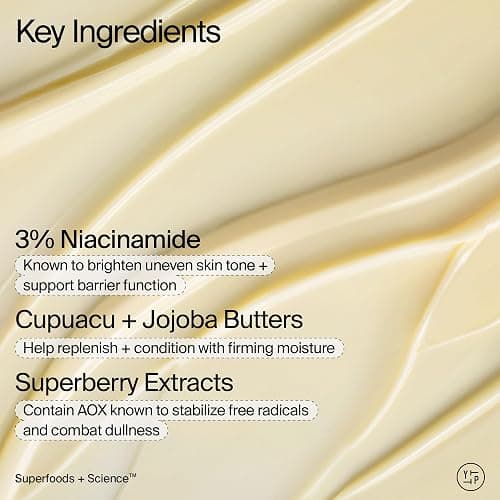 Youth To The People Superberry Hydrate + Glow Dream Body Butter - 3% Niacinamide + Jojoba Oil, Shea + Cupuaçu Butters, Yuzu + Green Tea + Blonde Woods Scented Body Lotion, Firming Moisturizer, Vegan thumbnail 4