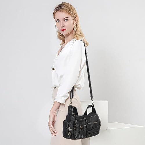 Angel Kiss Hobo Bags for Women,Vintage Shoulder Purses for Women,Small Crossbody Handbag with Adjustable Strap thumbnail 3