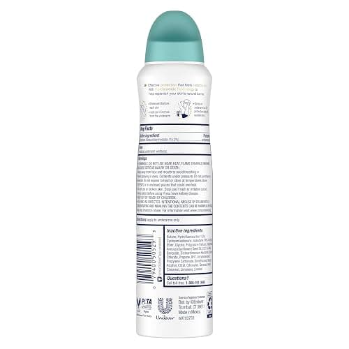 Dove Antiperspirant Deodorant Dry Spray Coconut Water & Lime scent 3ct skin repair after shaving with odor control & sweat protection Pro Ceramide Technology to boost ceramide levels in skin 3.8 oz thumbnail 2