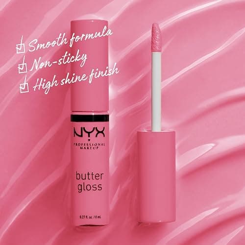 NYX PROFESSIONAL MAKEUP Butter Gloss, Non-Sticky Lip Gloss - Vanilla Cream Pie (Mauve) thumbnail 2