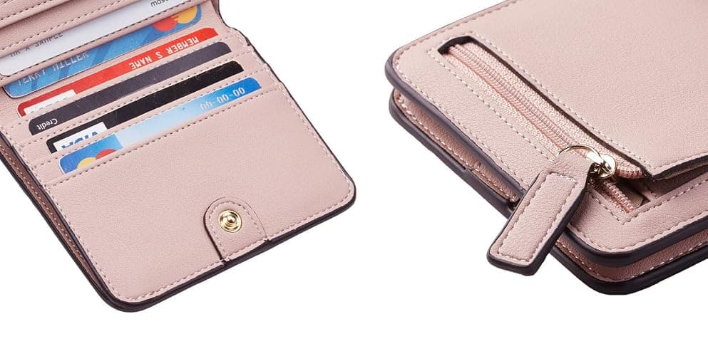Toughergun Wallet Women Rfid Blocking Small Compact Bifold Luxury Leather Pocket Wallet Ladies Mini Purse with ID Window thumbnail 9