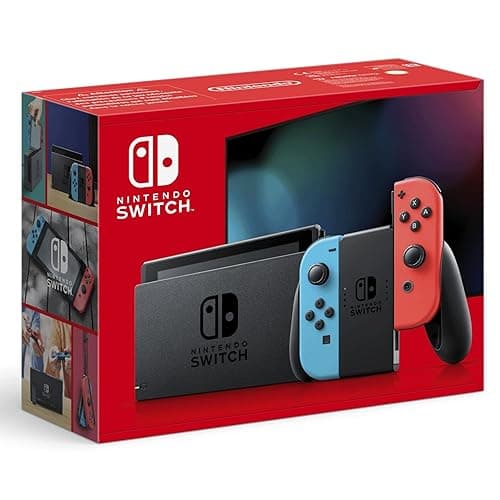 Nintendo Console Switch avec Joy-Con bleu néon et rouge néon - Image 1