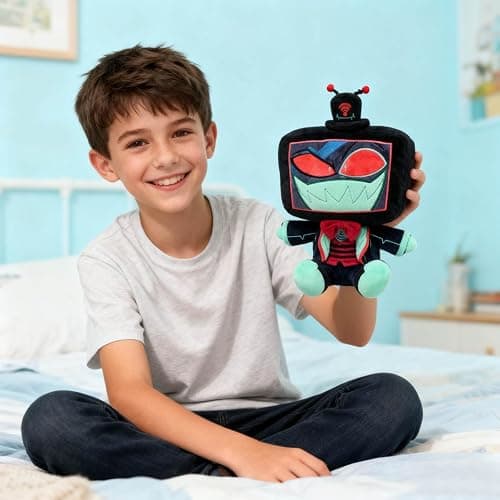 Hazbin Hotels Vox Plush Toy Cute Stuffed Animal Figure Doll Anime Cartoon Collectable Plushies Toy Throw Pillows for Fans Boys Girls thumbnail 5