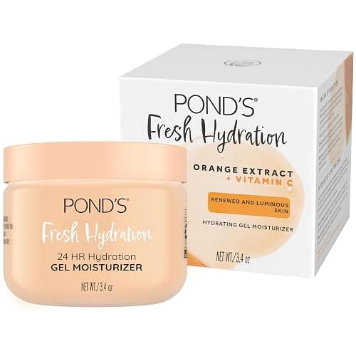 POND'S Orange Extract & Vitamin C Gel Face Moisturizer For Renewed and Luminous Skin, 3.4 oz - Image 1