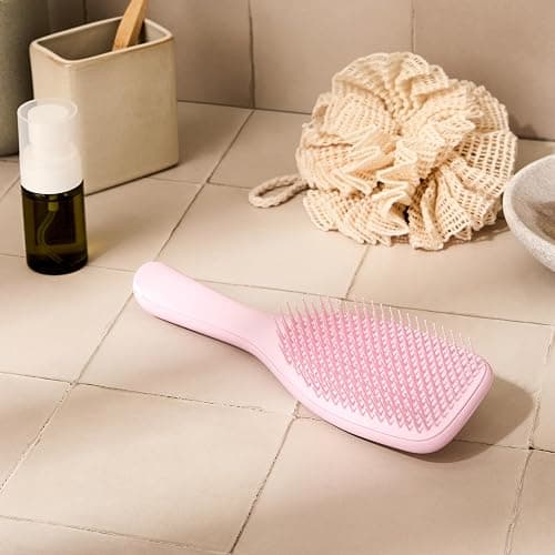 Tangle Teezer Ultimate Detangler Hairbrush - For Wet & Dry Hair - Detangling Brush for All Hair Types - Two-Tiered Teeth Reduce Breakage & Eliminate Knots - Millennial Pink thumbnail 6